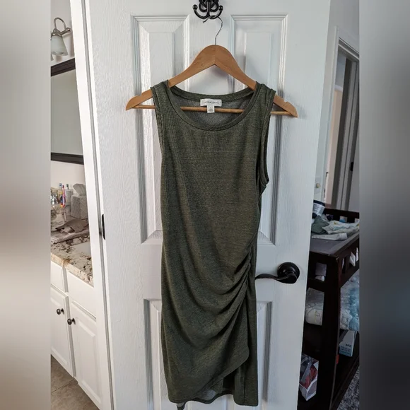 Treasure & Bond Dresses | Treasure & Bond Ruched Dress, Army Green, Size Small | Color: Green | Size: S | Amandacleys's Closet Treasure & Bond Dresses | Treasure & Bond Ruched Dress, Army Green, Size Small | Color: Green | Size: S | Amandacleys's Closet